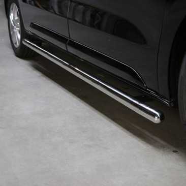 Sidebars RVS Mercedes Citan 2021-heden glans gepolijst zilver