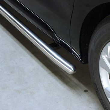 Sidebars RVS Toyota Proace City Electric 2021-heden mat geborsteld zilver