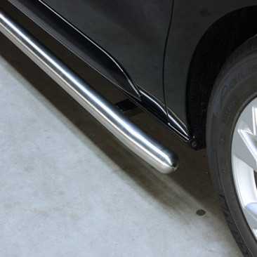 Sidebars RVS Toyota Proace Electric 2021-heden mat geborsteld zilver